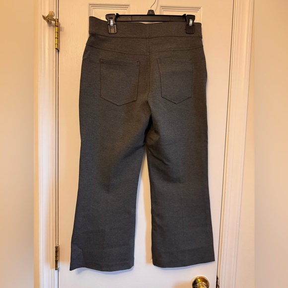 SPANX GREY CROPPED BOOT/FLARE LEG PONTE PANT LARGE PETITE - Picture 4 of 9